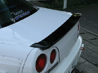 R34SKYLINE 2Dr/4Dr トランクスポイラー　　